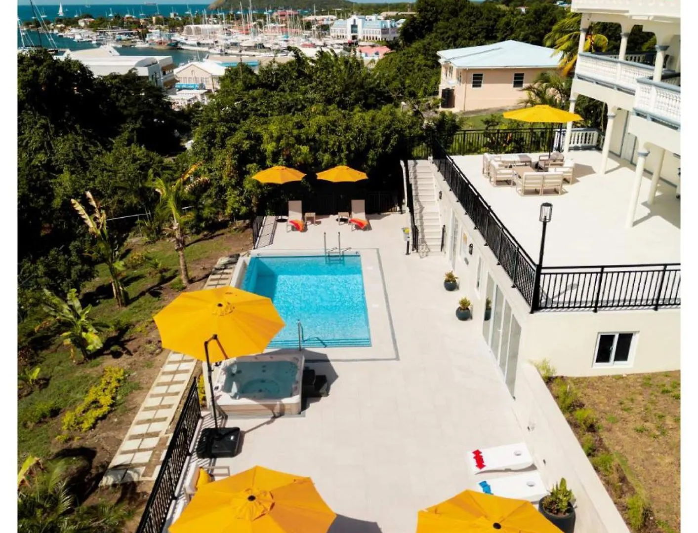 Oasis With Pool Hot Tub & Sauna Rodney Bay 圣卢西亚